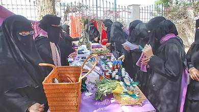 لحج: بازار مفتوح ضمن فعاليات 16 يوما لمناهضة العنف ضد المرأة